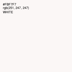 #FBF7F7 - Rose White Color Image